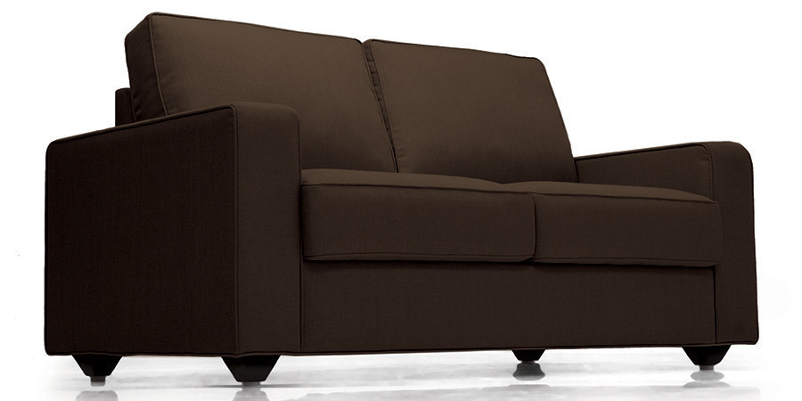 Fleming Fabric Sofa 3Seater Dark Brown